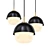 Industrial Metal Pendant Light 3D model small image 1