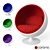 ErgoFit Ball Chair: Optimal Comfort & Support 3D model small image 1