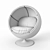 ErgoFit Ball Chair: Optimal Comfort & Support 3D model small image 4