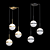 Elegant Glass Pendant Lamp 3D model small image 3