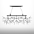 Sleek Crystal Pendant Lamp 3D model small image 3