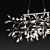 Sleek Crystal Pendant Lamp 3D model small image 5