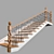 Elegant Classic Staircase 3D model small image 10