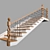 Elegant Classic Staircase 3D model small image 15