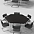 Modular Office Furniture Set 3D model small image 2
