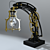 Rare Steampunk Decor Lamp 3D model small image 1