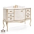 Sophie Bathroom Cabinet: Handcrafted Elegance 3D model small image 1