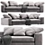 Verzelloni Holden: Modern Designer Sofa 3D model small image 1