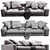 Verzelloni Holden: Modern Designer Sofa 3D model small image 3
