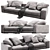 Verzelloni Holden: Modern Designer Sofa 3D model small image 4