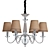 Elegant 6-Light Chandelier: MW Light Sofiya 3D model small image 1