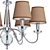 Elegant 6-Light Chandelier: MW Light Sofiya 3D model small image 3