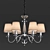 Elegant 6-Light Chandelier: MW Light Sofiya 3D model small image 4