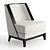 The Sofa & Chair Co. London - Sloane Armchair: Elegant and Compact Design 3D model small image 1