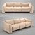 Modern Verge Sofa: Kelly Wearler's Inspired Design 3D model small image 1