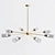 Elegant Flux Pendant Light 3D model small image 2