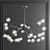 Ethereal Bubble Branch Chandelier 3D model small image 4