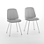 Modern Zanotta June Chairs 3D model small image 3