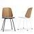 Modern Zanotta June Chairs 3D model small image 4