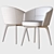 Elegant Amelie Minotti Dining Chair 3D model small image 3