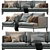 Paraiso Bonaldo Sofa: Sophisticated and Elegant 3D model small image 4