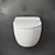 Sleek Wall-Hung Toilet by Ceramica Nova 3D model small image 2