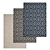 Versatile Carpet Set with High-Quality Textures 3D model small image 1