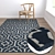 Versatile Carpet Set with High-Quality Textures 3D model small image 5