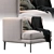 Elegant Paraiso Bonaldo Armchair 3D model small image 4