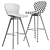 Sleek Adelaide Barstool for Modern Living 3D model small image 3