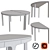Modern IKEA BEKANT Conference Table 3D model small image 2
