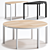 Modern IKEA BEKANT Conference Table 3D model small image 4