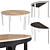 Modern IKEA BEKANT Conference Table 3D model small image 5