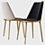 Luxury Aurora Imbottita Chair 3D model small image 1