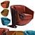 Contemporary Armchair by Angel Cerda 3D model small image 1