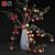 Red Cherry Tomato Apple Branches Vase 3D model small image 1