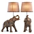 Elephant Safari Table Lamp 3D model small image 1