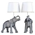 Elephant Safari Table Lamp 3D model small image 2