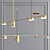 Elegant Gold Shannon Chandelier 3D model small image 1