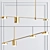 Elegant Gold Shannon Chandelier 3D model small image 2