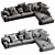 Holden Modern Sectional Sofa 3D model small image 4