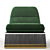 Sleek Velvet Accent Chair

Translated from Russian: Стильное Велюровое Кресло 3D model small image 2