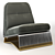 Sleek Velvet Accent Chair

Translated from Russian: Стильное Велюровое Кресло 3D model small image 3