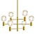 Modern Gold Chandeliers Collection 3D model small image 3