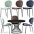 Elegance Dining Chair Table 3D model small image 1