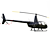 Robinson R44: Versatile Four-Seater Helicopter 3D model small image 12