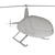 Robinson R44: Versatile Four-Seater Helicopter 3D model small image 13