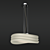MEDITERRANEO Chandelier: Elegant OM-Style Lighting 3D model small image 1