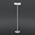 MEDITERRANEO 3628 OM Floor Lamp: Stylish Elegance in Opal and Chrome 3D model small image 2