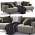 Poliform TRIBECA Sofa 3D model small image 1